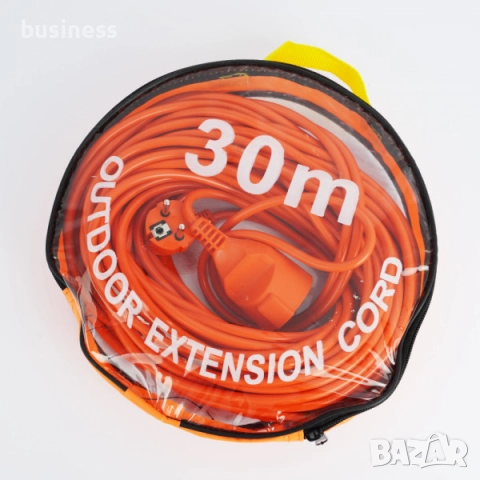 Удължителен кабел с букса и щепсел 10м,20м,30м,40м,50м, снимка 3 - Смарт гривни - 51722435