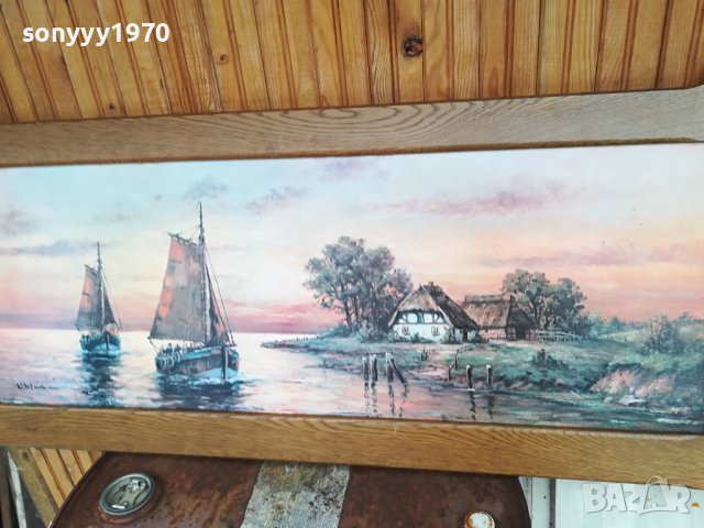 ГОЛЯМА КАРТИНА-121Х56СМ-ОТ ГЕРМАНИЯ 2501241125, снимка 8 - Картини - 43968067
