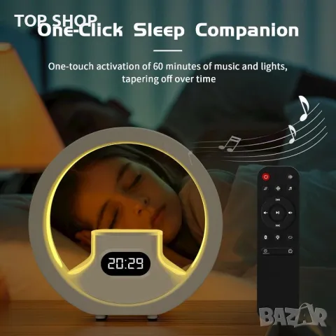 Машина за бял шум с дистанционно, 8 цвята, с 20 висококачествени успокояващи звука, таймер, снимка 2 - Друга електроника - 49731101