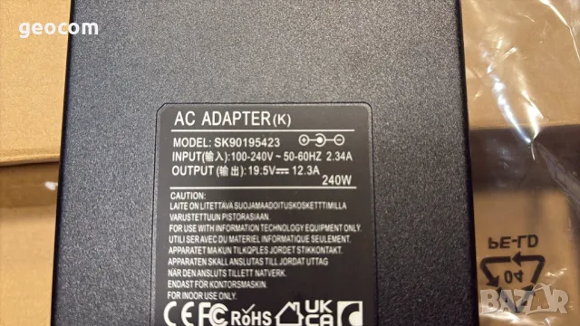 DELL 240W ново зарядно (19,5V,12.3A,Комплект), снимка 5 - Захранвания и кутии - 50263136