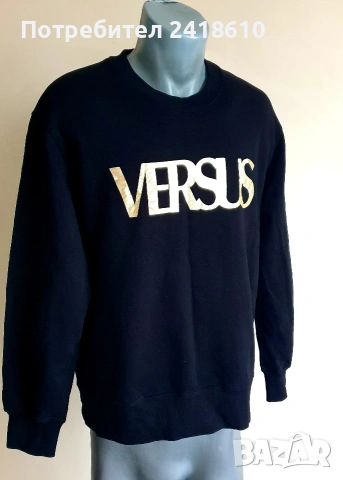 Versace VERSUS Gianni Versace Mens Cotton Size XL / L ОРИГИНАЛ! Мъжка блуза!, снимка 11 - Блузи - 53483002