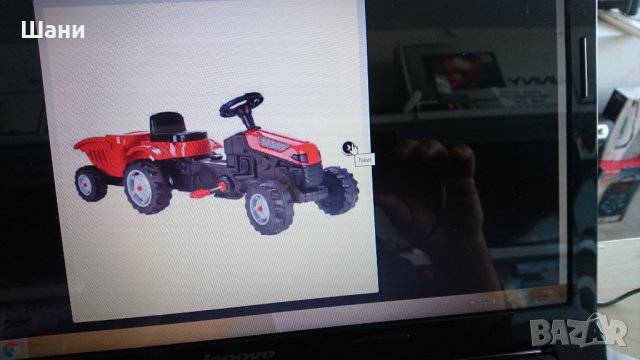 Детски трактор с ремарке., снимка 2 - Детски велосипеди, триколки и коли - 28981075