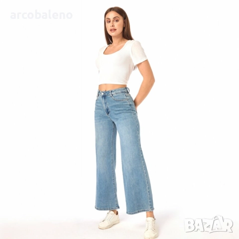 Дамски дънки тип „bootcut“ , снимка 2 - Дънки - 52769428