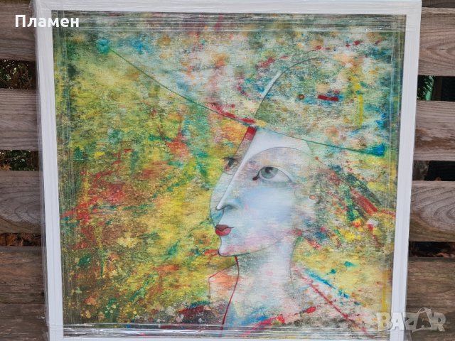 картина Мариян Вутев акрилни бои платно