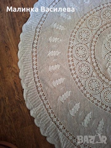 кръгла покривка , снимка 3 - Покривки за маси - 52305974