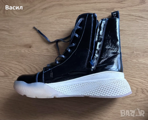 Боти от Естествена кожа "Martini", снимка 4 - Дамски боти - 52343277