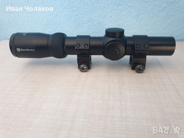 Продавам оптически прицел Nikko Stirling Diamond 1-4x24, снимка 5 - Оборудване и аксесоари за оръжия - 52272951