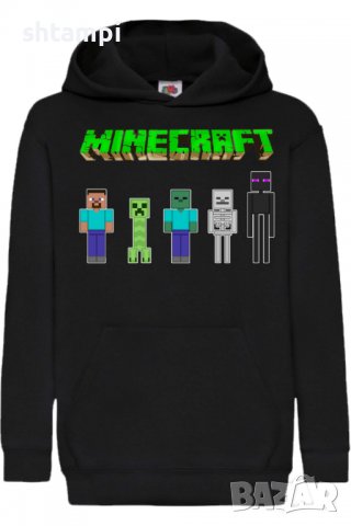 Детски Суитчър/Суитшърт Minecraft 7,Minecraft,Игра,Подарък,Изненада,Забавление,Рожден Ден, снимка 2 - Детски анцузи и суичери - 38326507