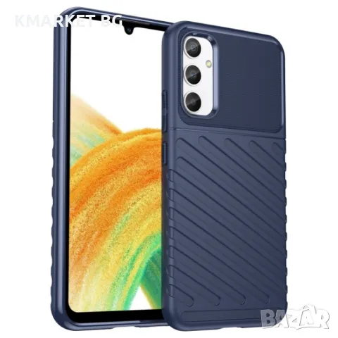 Samsung Galaxy A34 5G Удароустойчив Twill Texture Калъф и Протектор, снимка 2 - Калъфи, кейсове - 48128814