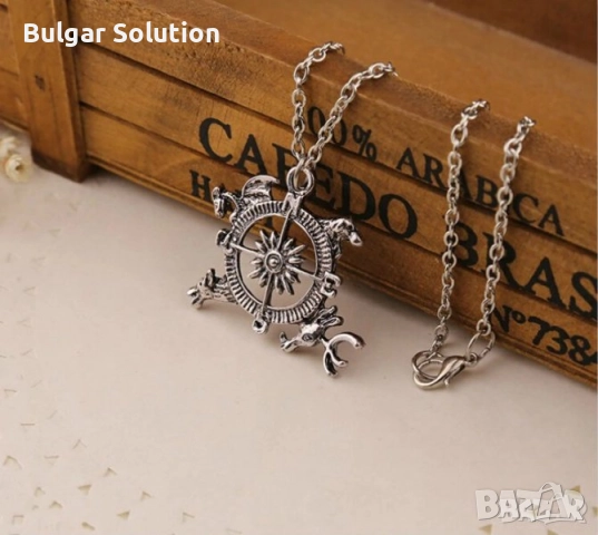 Game of Thrones - The House of Dragons - Кръст Компас с гербове на различните къщи - колие , снимка 3 - Колиета, медальони, синджири - 52596935