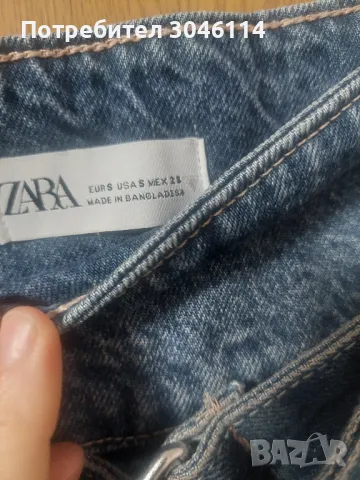 дънкена пола Зара, снимка 5 - Поли - 48311364