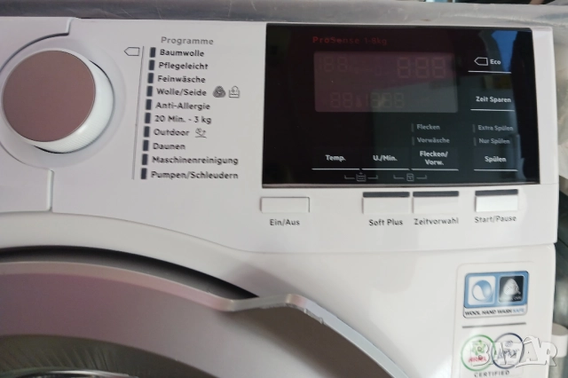 Пералня  AEG 6000 SERIES ProSense Technology, снимка 2 - Перални - 51444421