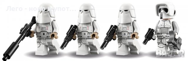 НОВО LEGO Star Wars - Snowtrooper, боен пакет (75320), снимка 3 - Конструктори - 39497462