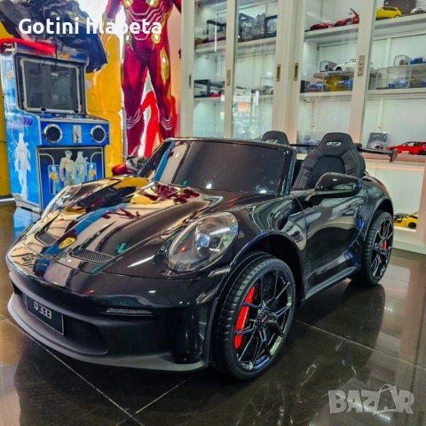 Акумулаторна Двуместна КОЛА Porsche 911 2026,GT3,24V14AH, снимка 2 - Детски велосипеди, триколки и коли - 37661761