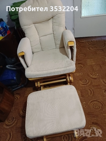 Люлеещ стол и табуретка, снимка 5 - Столове - 51466652