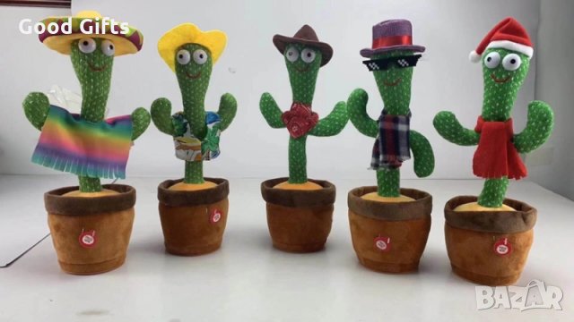 ИНТЕРАКТИВНА ЗАБАВНА ИГРАЧКА ПЕЕЩ И ТАНЦУВАЩ КАКТУС АЛЕХАНДРО, снимка 6 - Музикални играчки - 34971033