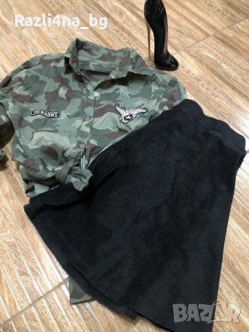 Сет риза и пола/милитъри , снимка 3 - Комплекти - 39489546