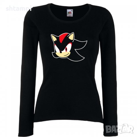 Дамска тениска Sonic Shadow Игра,Изненада,Подарък,Празник,Повод