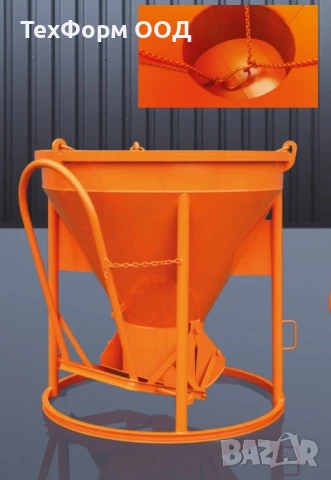 Кюбел / кюбели за бетон с  обеми от 120 литра  до 4 000 литра , снимка 10 - Други машини и части - 46927638