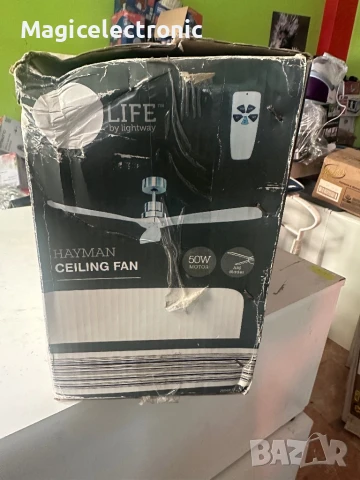 Таванен вентилатор, снимка 4 - Вентилатори - 50777152