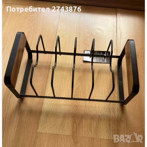 ОРГАНАЙЗЕР ЗА КАПАЦИ, ЧЕРЕН ,27X13.5X 11 CM, HORECANO , снимка 7 - Аксесоари за кухня - 51653227