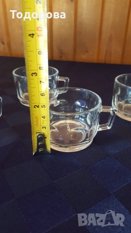 Стъклени чашки за кафе., снимка 3 - Антикварни и старинни предмети - 32711336
