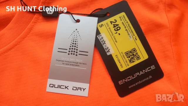 ENDURANCE QUICK DRY Signal T-Shirt размер S сигнална тениска - 1338, снимка 5 - Тениски - 51370698