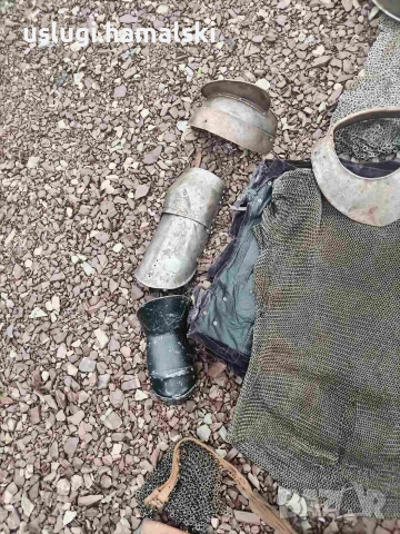 Рицарски доспехи/ризница/броня/шлем, снимка 2 - Антикварни и старинни предмети - 53240841