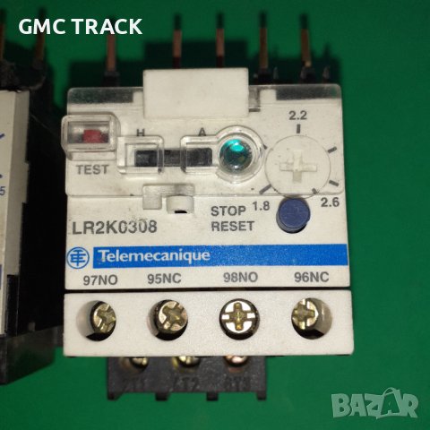 Термични защити Telemecanique 1,8-2,6A и 8-11,5А комплект 3бр., снимка 4 - Други машини и части - 43866227