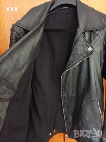 Мъжко кожено яке , снимка 4 - Якета - 50243624