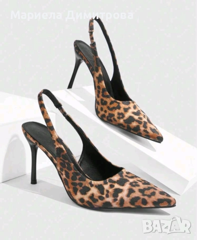  чисто нови дамски леопардови обувки на ток