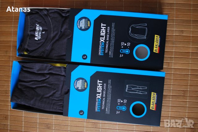 НОВИ Мерино Термо бельо Blakladder 100% merino Мъжки L, снимка 5 - Спортни дрехи, екипи - 43104209