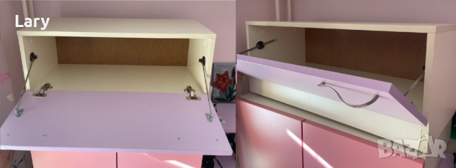 Легло с матрак, ракла, шкал-ракла и нощно шкафче, снимка 5 - Бебешки легла и матраци - 52926304