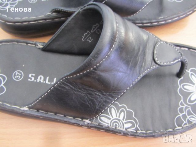 Дамски чехли естествена кожа номер 37