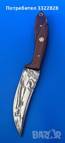 Нож от Дамаска стомана, снимка 4 - Ножове - 44014698