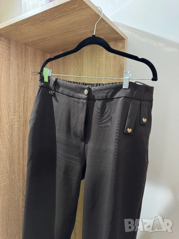 Дамски кафяв панталон , снимка 2 - Панталони - 52935155