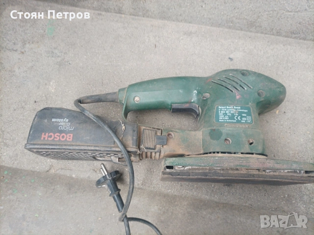 Виброшлайф Bosch, снимка 12 - Шлайфмашини - 53446238