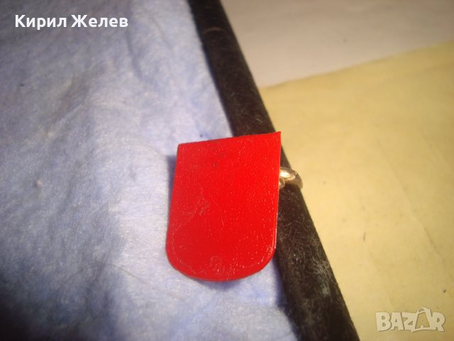 СТАРА ПОЗЛАТЕНА ГЛАВА на БИК ФИГУРАЛНА АРТ АПЛИКАЦИЯ Тип ЗНАЧКА РЯДКА за КОЛЕКЦИЯ 27931, снимка 5 - Колекции - 37095301