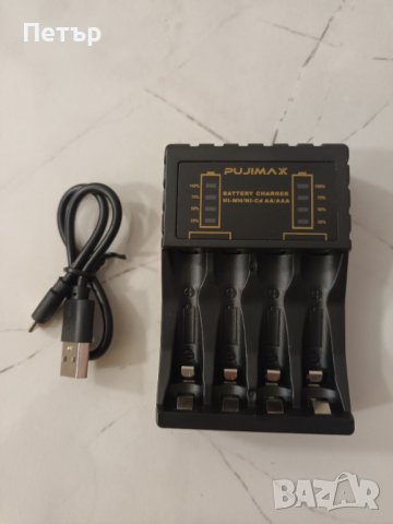 Зарядно за презареждащи батерии, зареждачка, НОВО, 1.5V, АА, ААА, снимка 6 - Друга електроника - 43991302