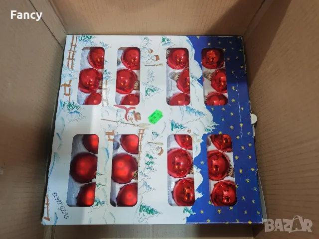 Стари стъклени коледни играчки, снимка 2 - Антикварни и старинни предмети - 48264138