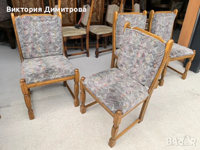 Комплект от 4 трапезни стола , снимка 8 - Столове - 50334601