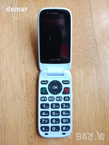 Mobitel 8010 Мобилен телефон за възрастни хора с голeми бутони, сгъваем, 4G, отключен, червен, снимка 11 - Други - 51159293