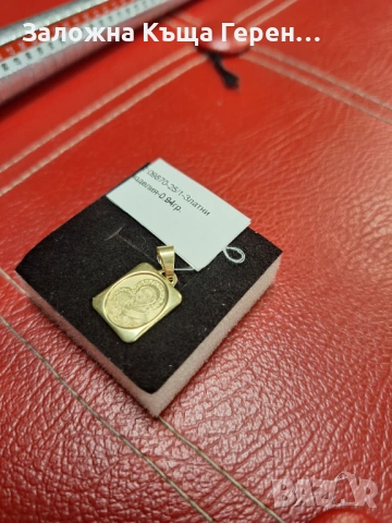 Златна висулка 0,94гр.14к, снимка 3 - Колиета, медальони, синджири - 53323452