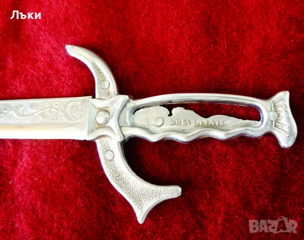 Кинжал,сабя,нож Brevettato , снимка 6 - Антикварни и старинни предмети - 50145157
