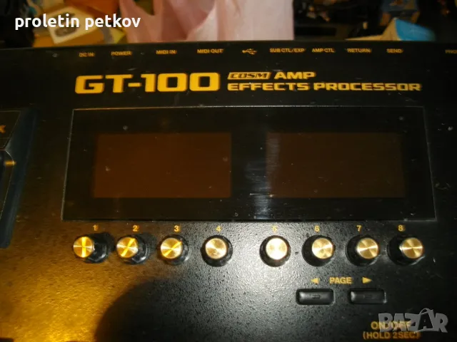   Procesor BOSS GT-100- v2 , Nov !!! , снимка 5 - Други - 47346025
