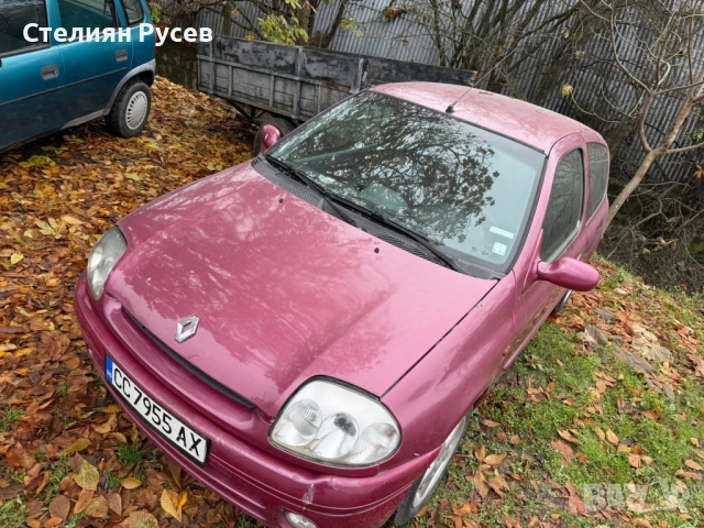 renault clio 1.9D 64hp / КЛИМА   -цена 1 550лв или 792.50  евро - регистрирана , прехвърля се веднаг, снимка 13 - Автомобили и джипове - 52817625