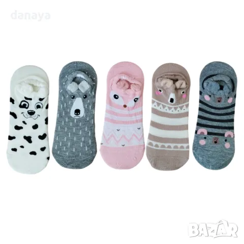 5621 Весели дамски чорапи с ушички Животни, снимка 4 - Дамски чорапи - 48847234