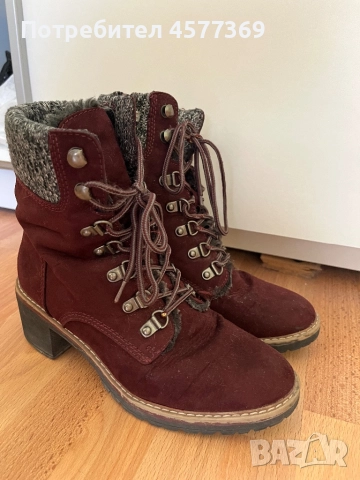 Дамски зимни боти с малък ток, снимка 1