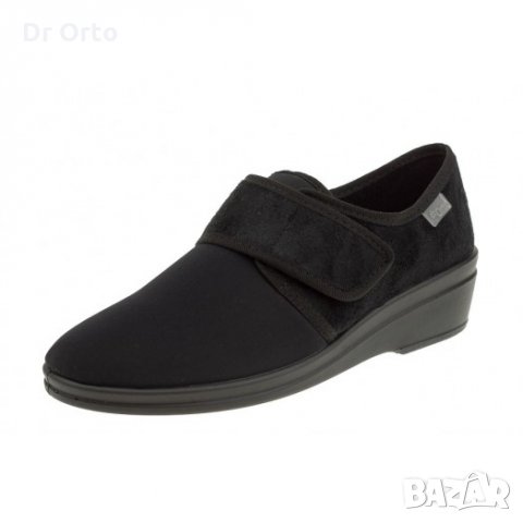 DR ORTO HELA Ортопедични дамски обувки, Черен стреч, снимка 7 - Дамски ежедневни обувки - 26452272