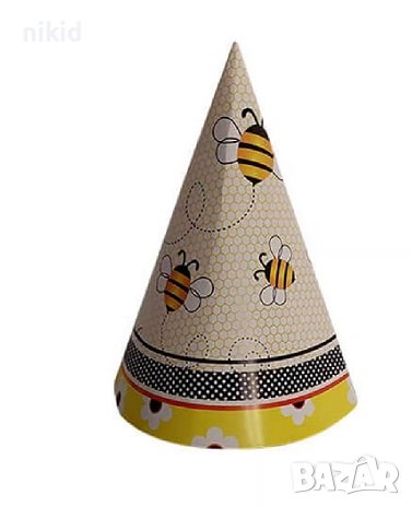 Пчела Пчели пчелични парти шапки шапка рожден ден, снимка 1 - Други - 43079678